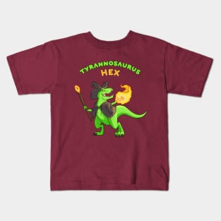 T Hex - Yellow Kids T-Shirt